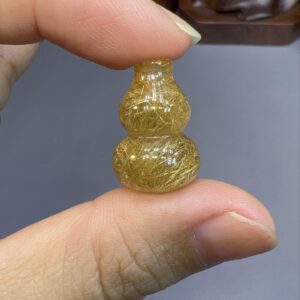 Hồ Lô Tóc Vàng Đá Trong