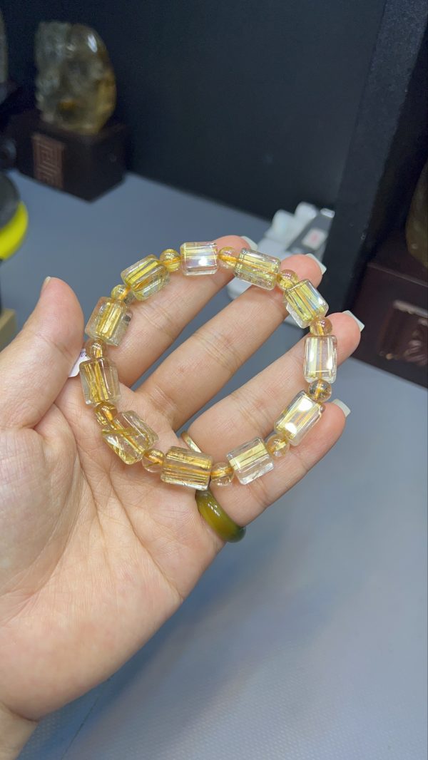 Vòng Đốt Trúc Tóc Vàng 13.5 X 9