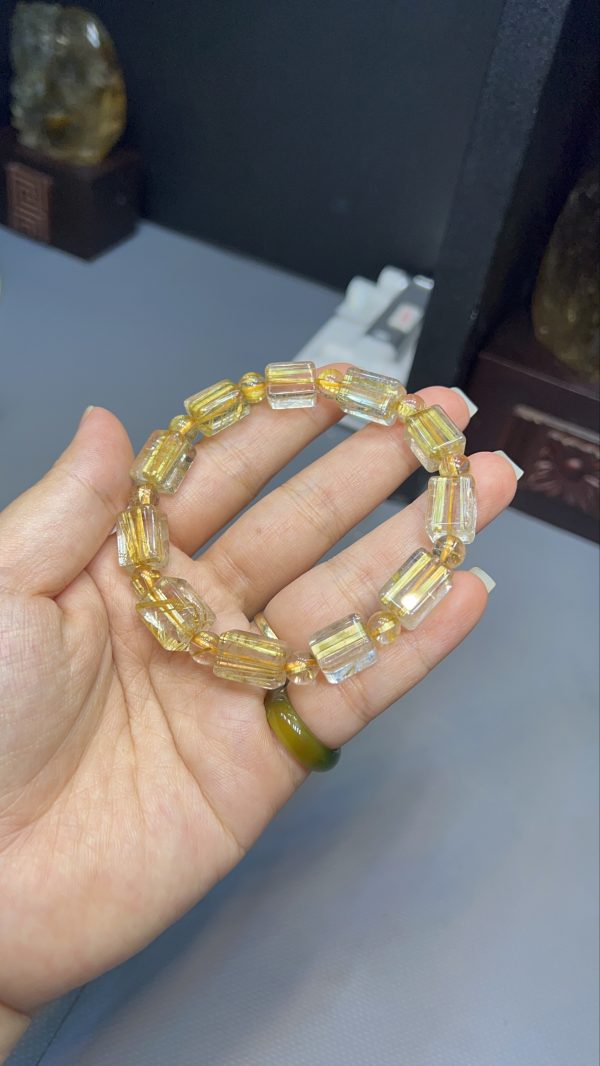 Vòng Đốt Trúc Tóc Vàng 13.5 X 9