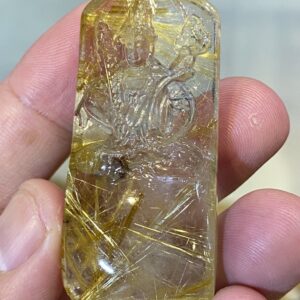 Mặt Dây Hư Không Tạng Bồ Tát Tóc Vàng