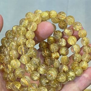 Chuỗi 108 Hạt Tóc Vàng 9 Li