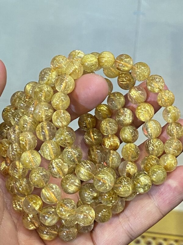 Chuỗi 108 Hạt Tóc Vàng 9 Li