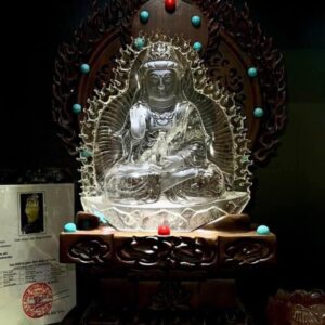 Tác Phẩm Quan Âm Thạch Anh Trắng