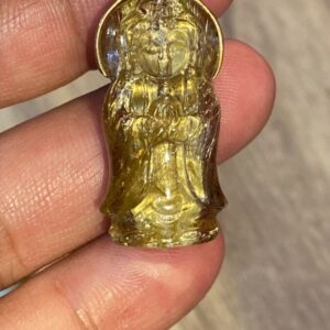 Mặt Dây Quan Âm Tóc Vàng