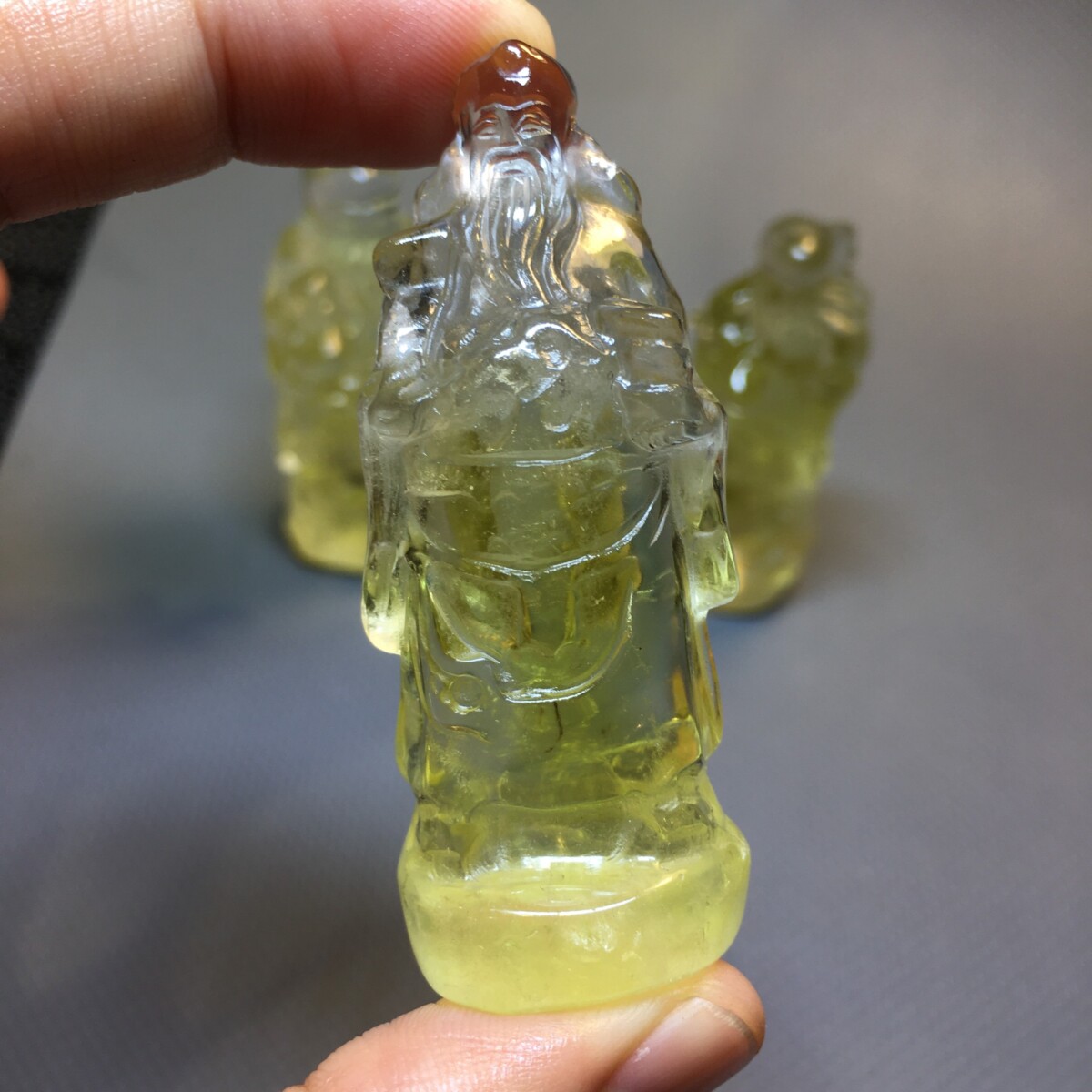 Tam Đa Phúc - Lộc - Thọ Thạch Anh Vàng