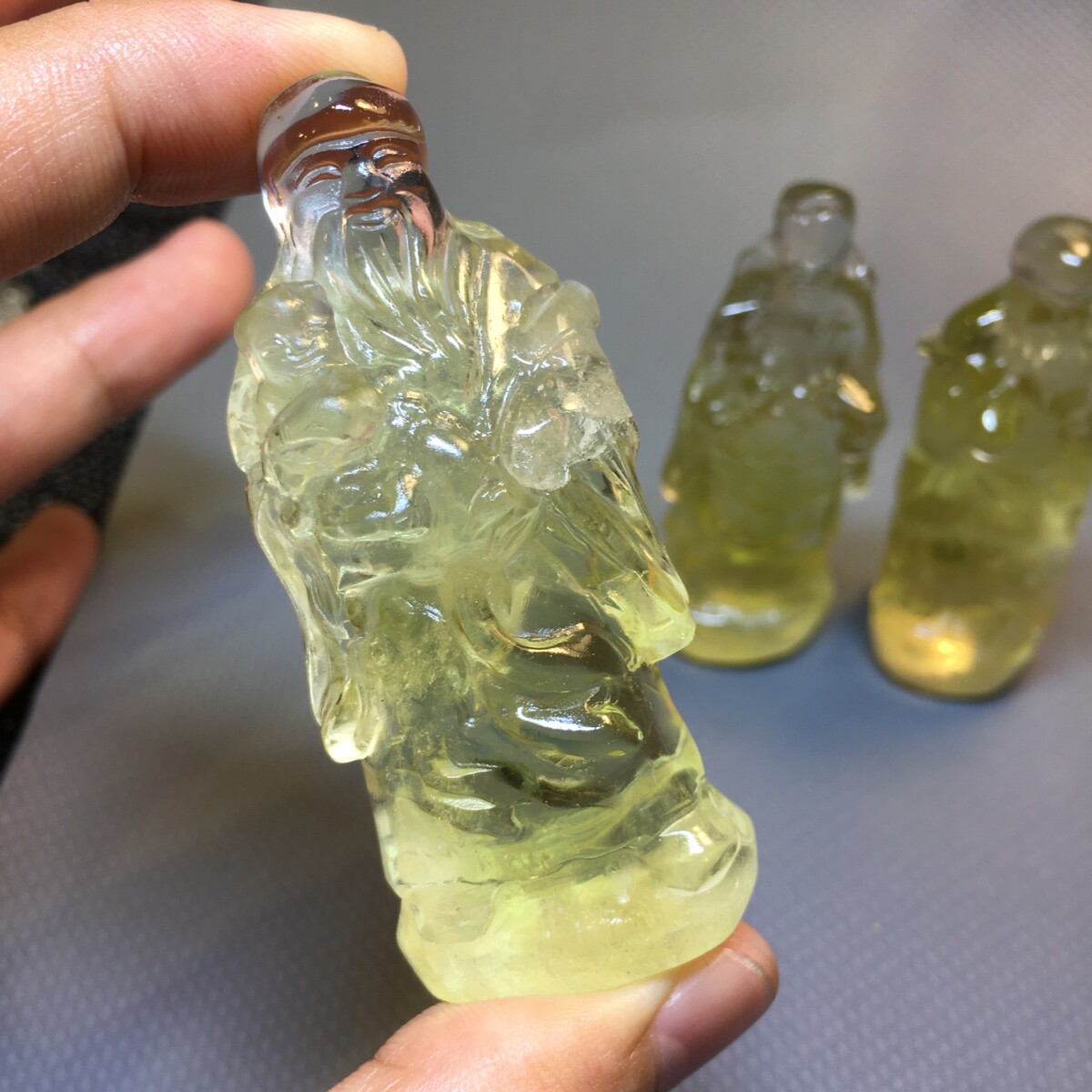 Tam Đa Phúc - Lộc - Thọ Thạch Anh Vàng