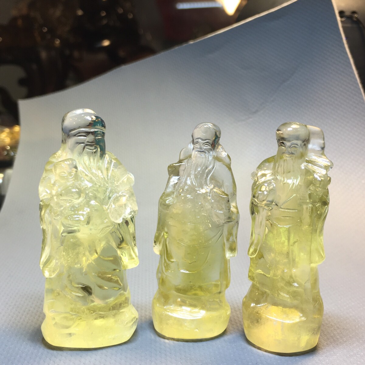 Tam Đa Phúc - Lộc - Thọ Thạch Anh Vàng