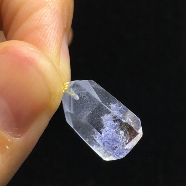 Mặt Dây Tóc Xanh ( Móc Vàng 18 )