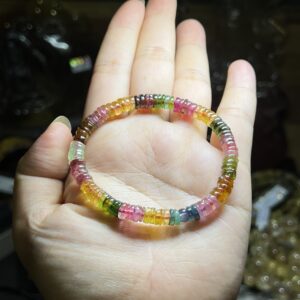 Vòng Tay Tourmaline Bánh Xe