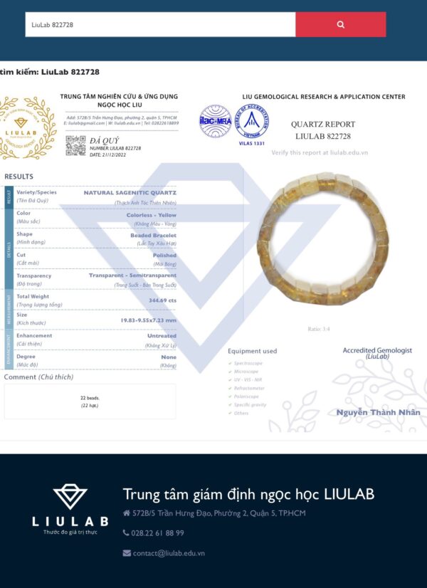 Vòng Bản Tóc Vàng