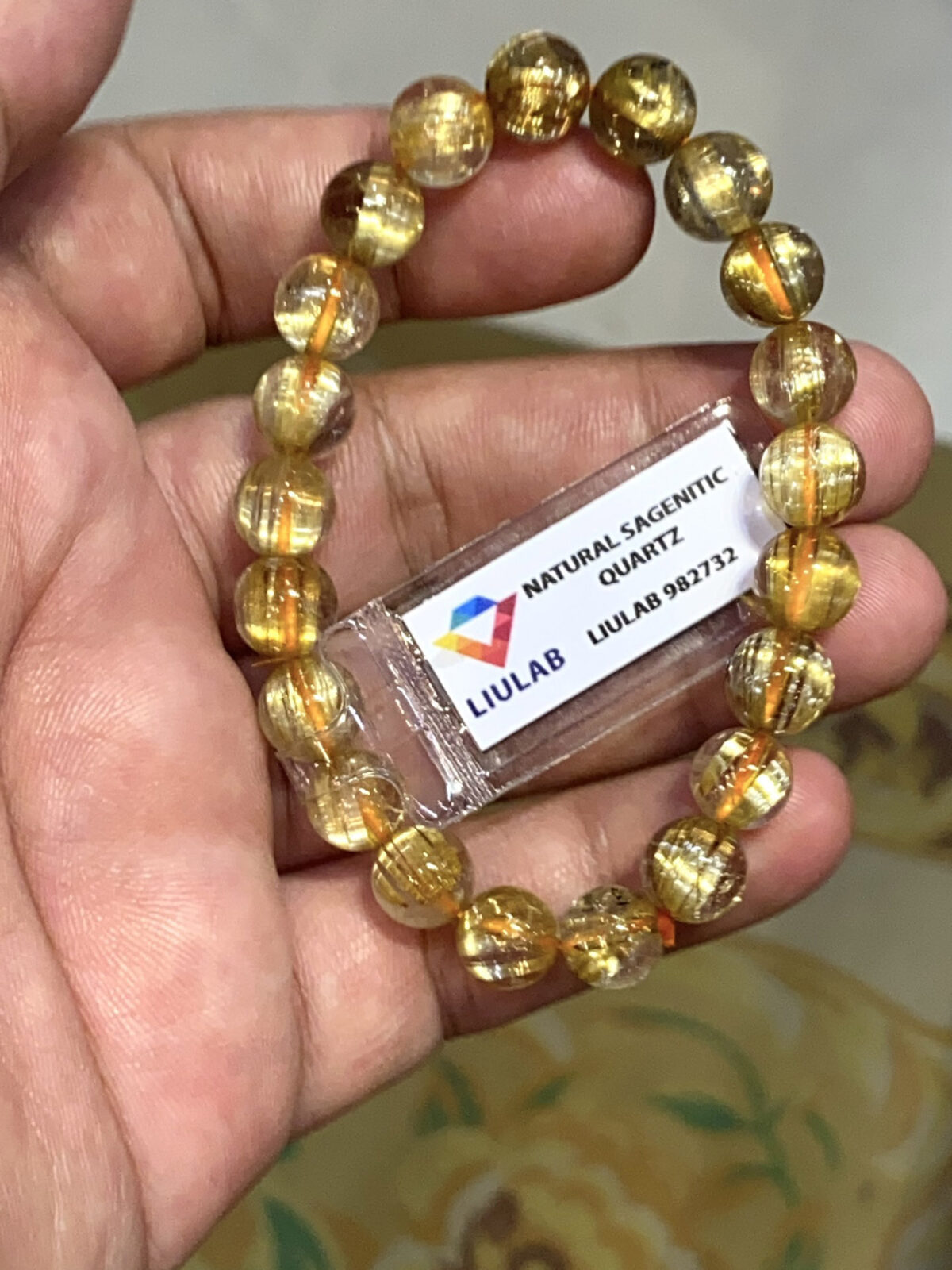 Vòng Tay Thạch Anh Tóc Vàng
