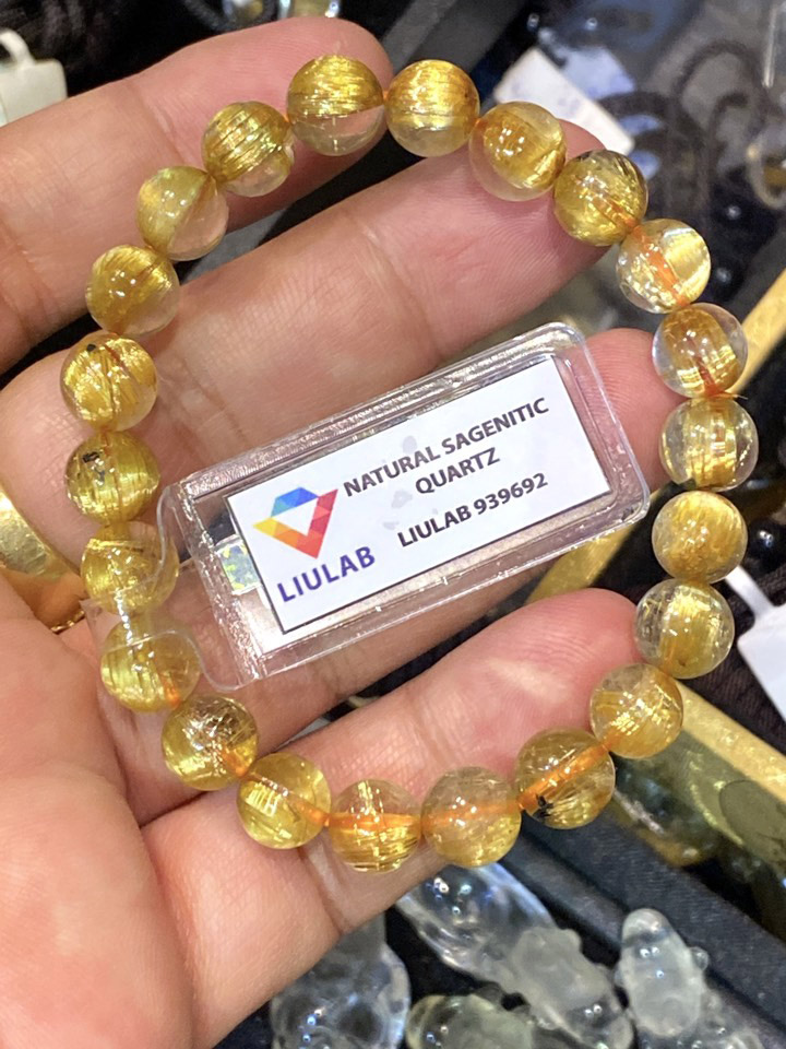 Vòng Tay Thạch Anh Tóc Vàng