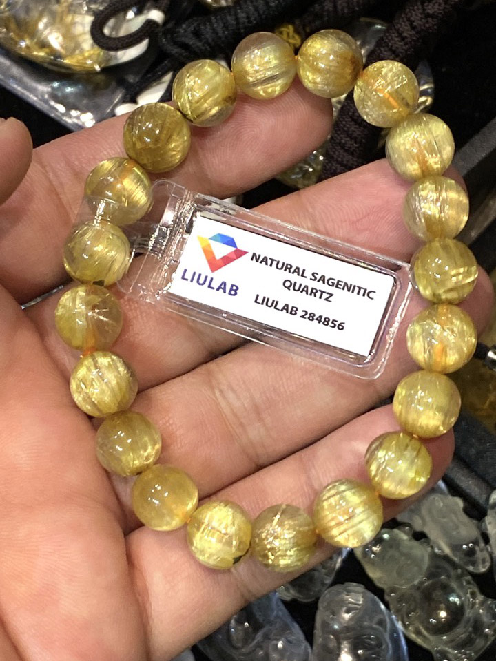 Vòng Tay Thạch Anh Tóc Vàng