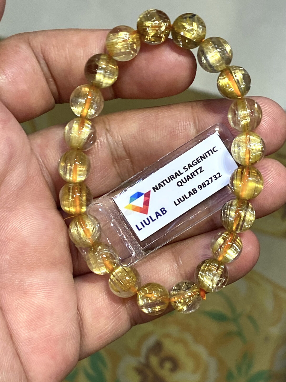 Vòng Tay Thạch Anh Tóc Vàng