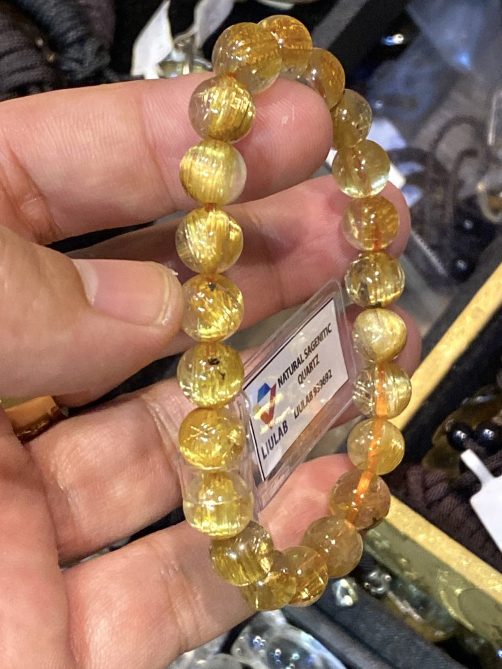 Vòng Tay Thạch Anh Tóc Vàng