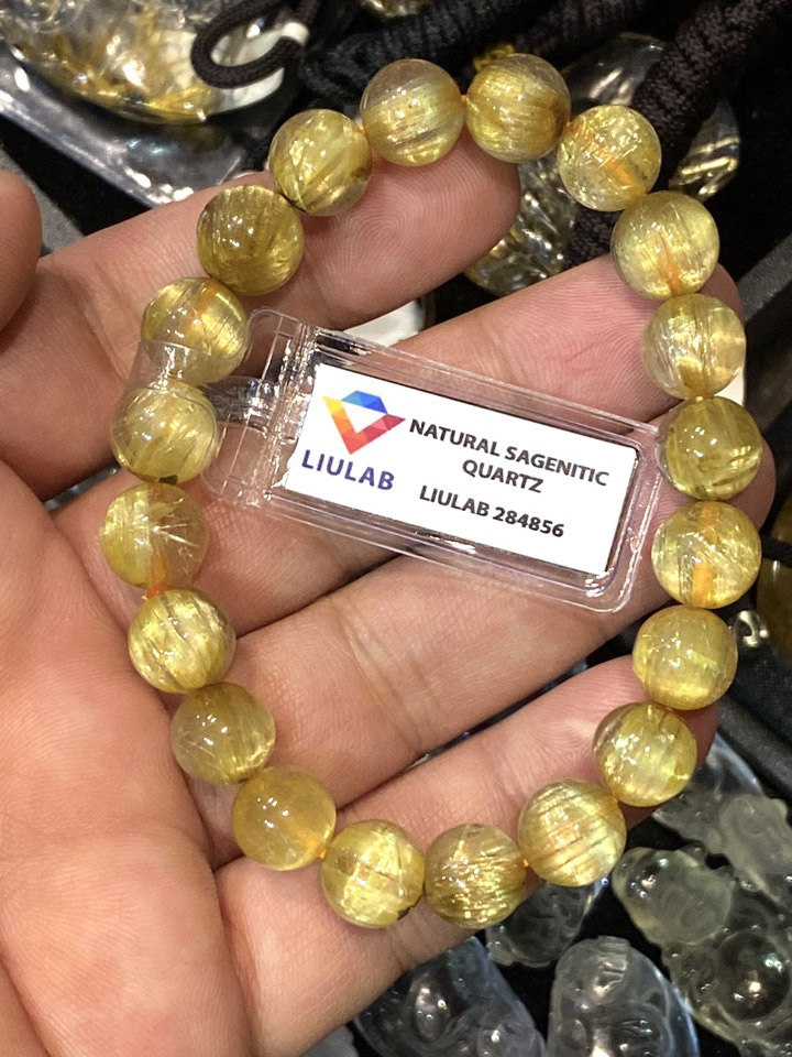 Vòng Tay Thạch Anh Tóc Vàng