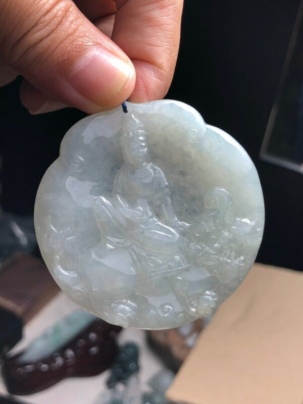 Văn Thù Bồ Tát cẩm thạch A