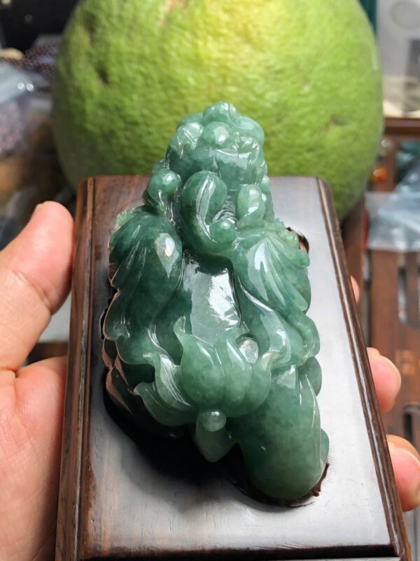 V1193 Tỳ Hưu cẩm thạch A Myanmar - Hình ảnh 2