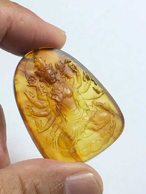 V1233 Thiên Thủ hổ phách