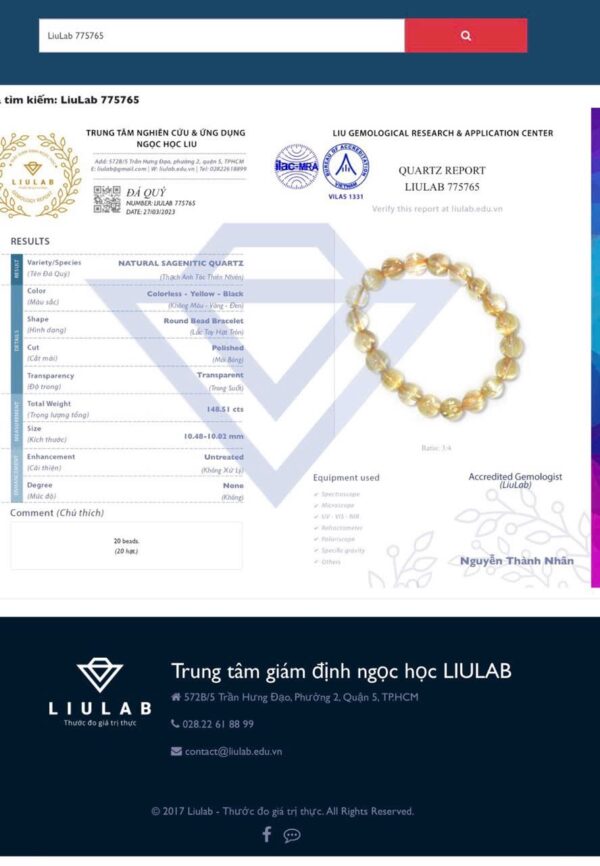 Vòng tóc vàng bã mía LiuLab 775765 - Hình ảnh 4