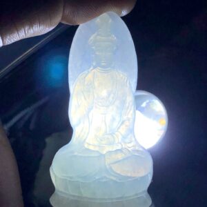 V1221 Quan Âm cẩm thạch A Myanmar