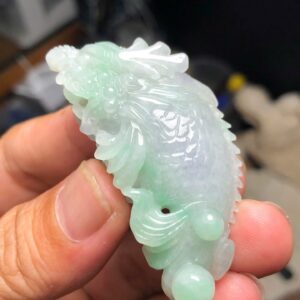 V1211 Cá Chép Hoá Rồng cẩm thạch A Myanmar