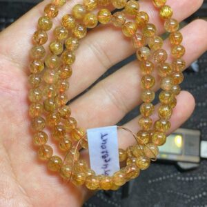 chuỗi thạch anh tóc nâu